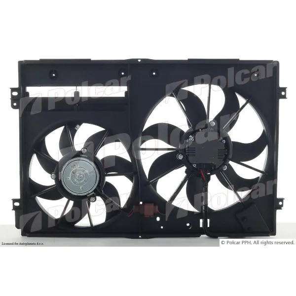 Ventilator hladnjaka sa nosačem AUDI, SEAT, SKODA, VOLKSWAGEN 