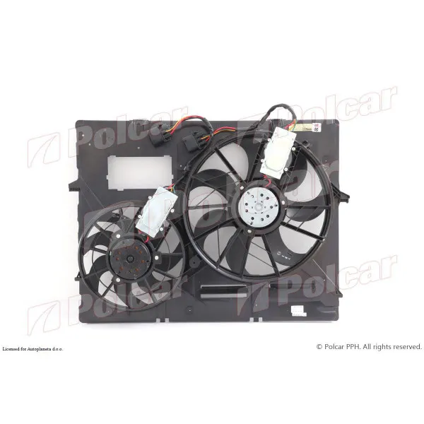 Ventilator hladnjaka sa nosačem PORSCHE CAYENNE (955/9PA), 02-10; 