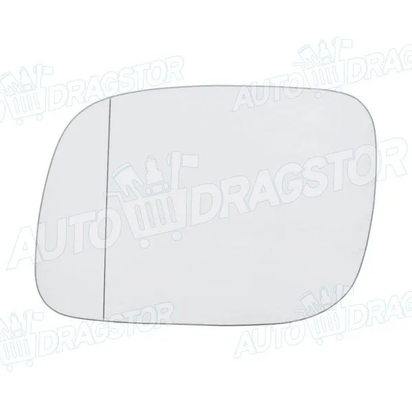 Staklo retrovizora sa nosačem VOLKSWAGEN TOUAREG (7L), 02-10; 