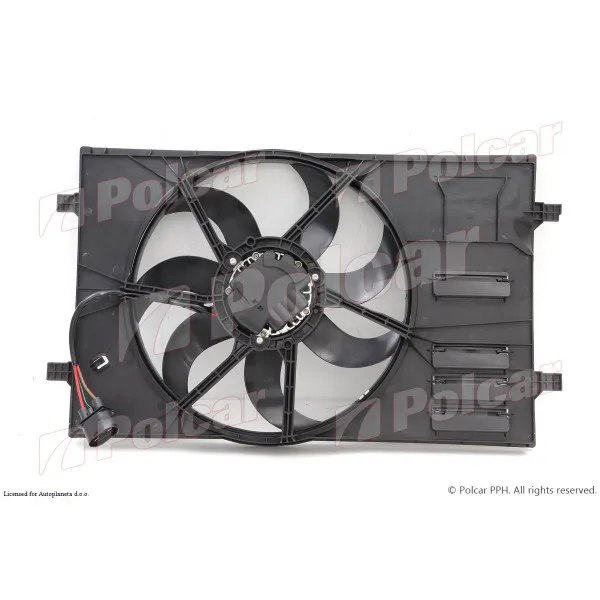 Ventilator hladnjaka sa nosačem AUDI, SEAT, SKODA, VOLKSWAGEN 