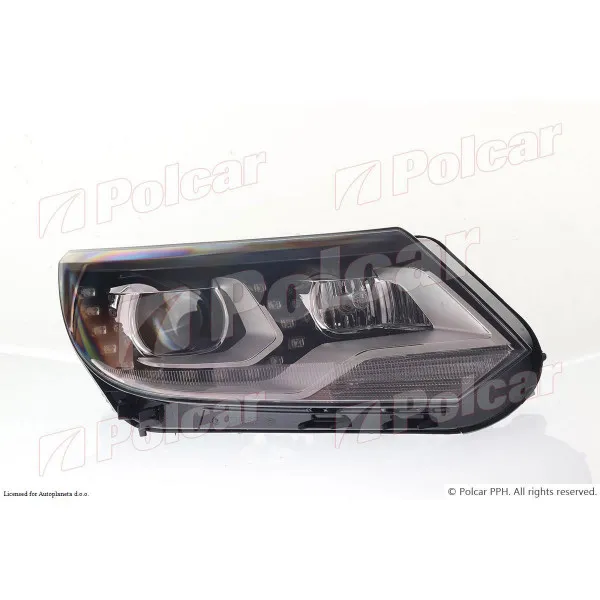 Far VOLKSWAGEN TIGUAN (5N), 07-16; 