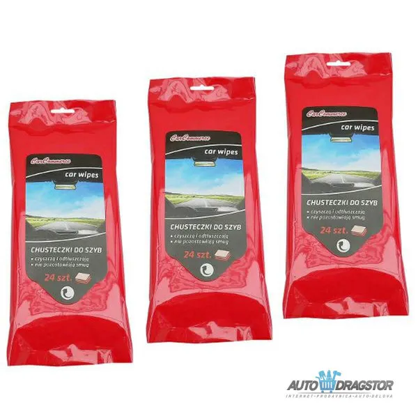 VLAŽNE MARAMICE ZA STAKLO 24KOM 
