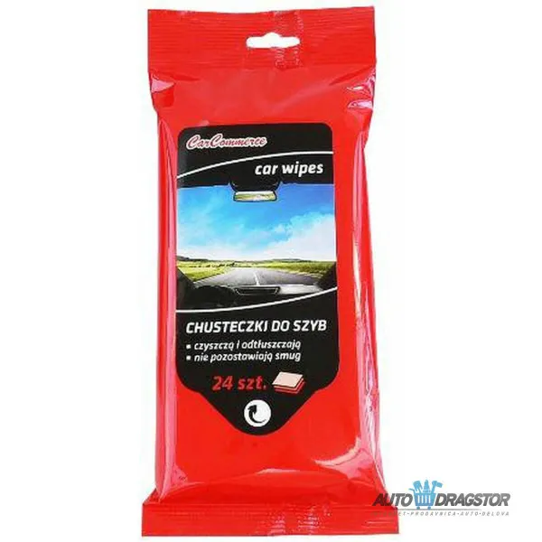 VLAŽNE MARAMICE ZA STAKLO 24KOM 