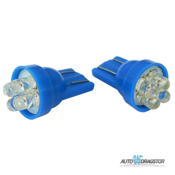 SIJALICA 12V LED 5W T10-4 2KOM 