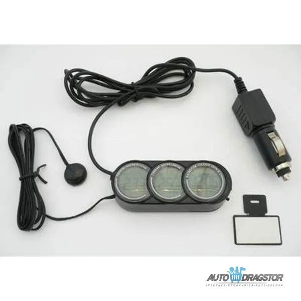 DIGITALNI TERMOMETAR SA ČASOVNIKOM 