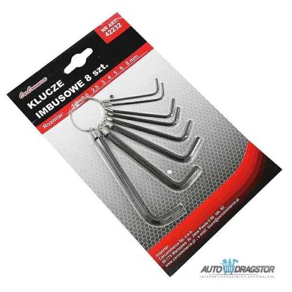 SET IMBUS KLJUČEVA 8KOM 2-8MM 