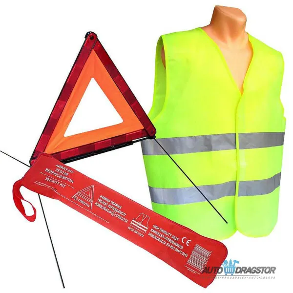 TROUGAO UPOZORENJA SET (TROUGAO/JAKNA/TORBICA) 