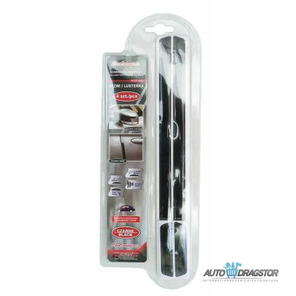 ZAŠTITA VRATA 4KOM CRNA 