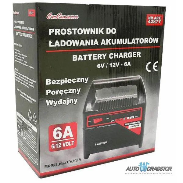 PUNJAČ ZA AKUMULATOR 6A 6-12V 