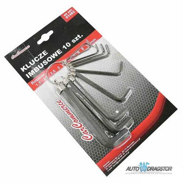 SET IMBUS KLJUČEVA 10KOM 2-10MM 
