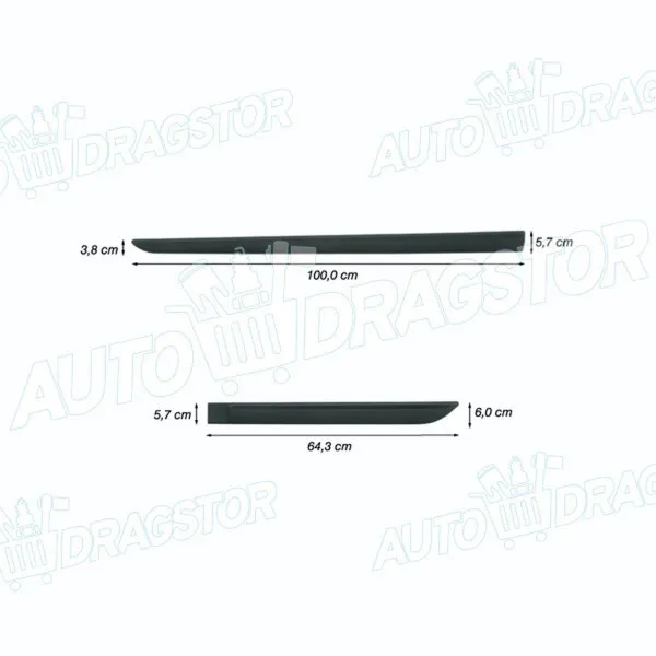 Set bočnih lajsni HONDA ACCORD (CU2), 08-16; 