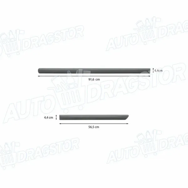 Set bočnih lajsni OPEL AGILA (H08), 08-15; 