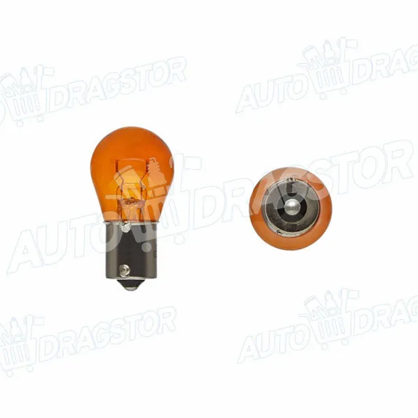 SIJALICA 12V 21W BAU15S ŽUTA SRL PAKOVANJE 10KOM 