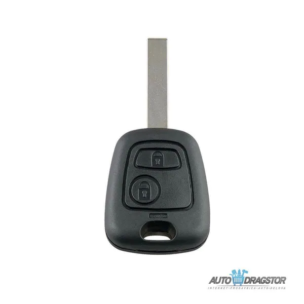 KUĆIŠTE OKLOP KLJUČA 2 dugmeta HU83 ZA CITROEN C1,C2,C3,C4,C5,C8,XSARA PICASSO 