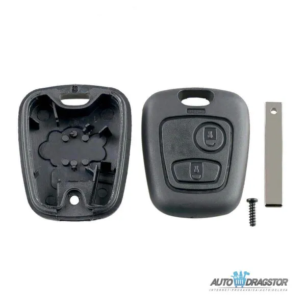 KUĆIŠTE OKLOP KLJUČA 2 dugmeta HU83 ZA CITROEN C1,C2,C3,C4,C5,C8,XSARA PICASSO 