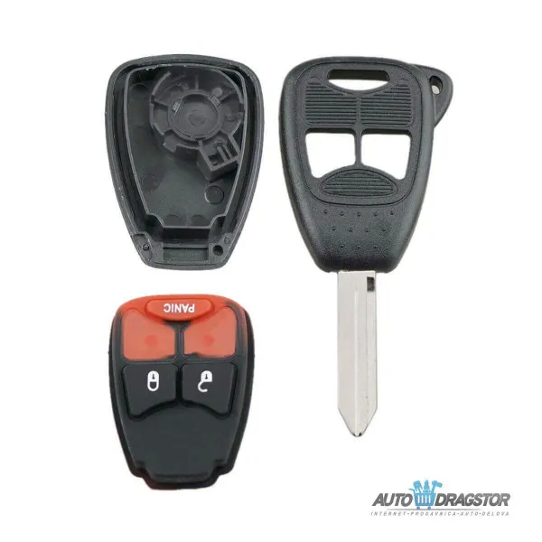 KUĆIŠTE OKLOP KLJUČA 3 dugmeta ZA DODGE 