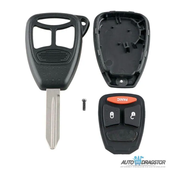 KUĆIŠTE OKLOP KLJUČA 3 dugmeta ZA DODGE 