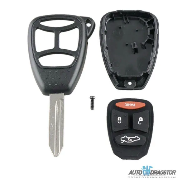 KUĆIŠTE OKLOP KLJUČA 4 dugmeta ZA DODGE 