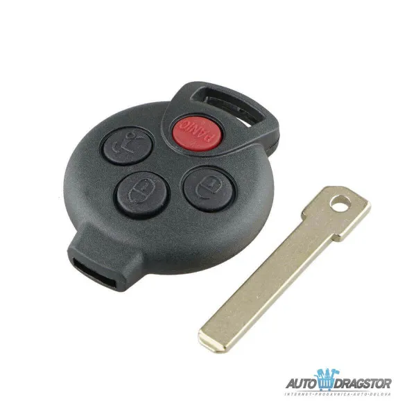 KUĆIŠTE OKLOP KLJUČA 3+1 dugme ZA SMART FORTWO 