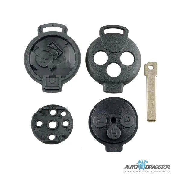 KUĆIŠTE OKLOP KLJUČA 3 dugmeta ZA SMART FORTWO 