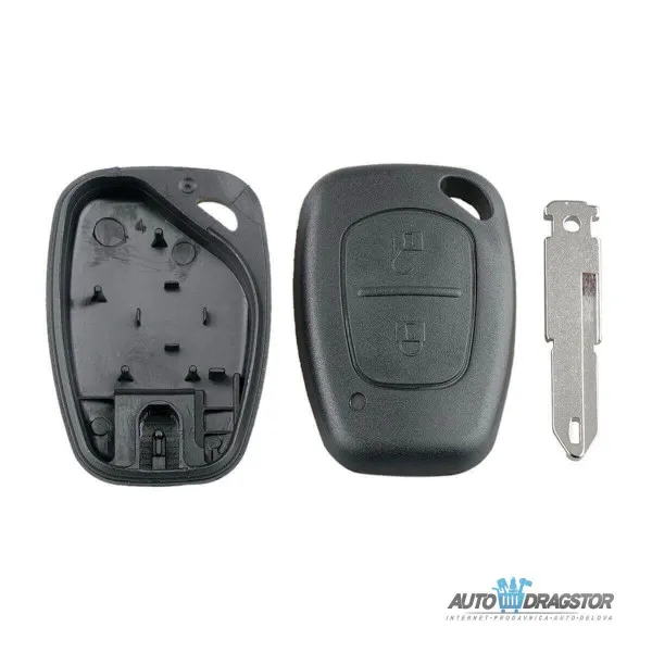 KUĆIŠTE OKLOP KLJUČA 2 dugmeta ZA RENAULT 