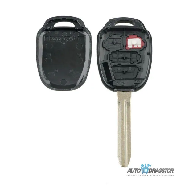 KUĆIŠTE OKLOP KLJUČA 4 dugmeta ZA TOYOTU 