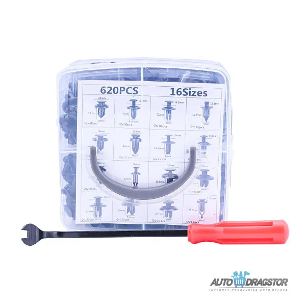 SET ŽABICA 630KOM SA ALATOM ZA VADJENJE 