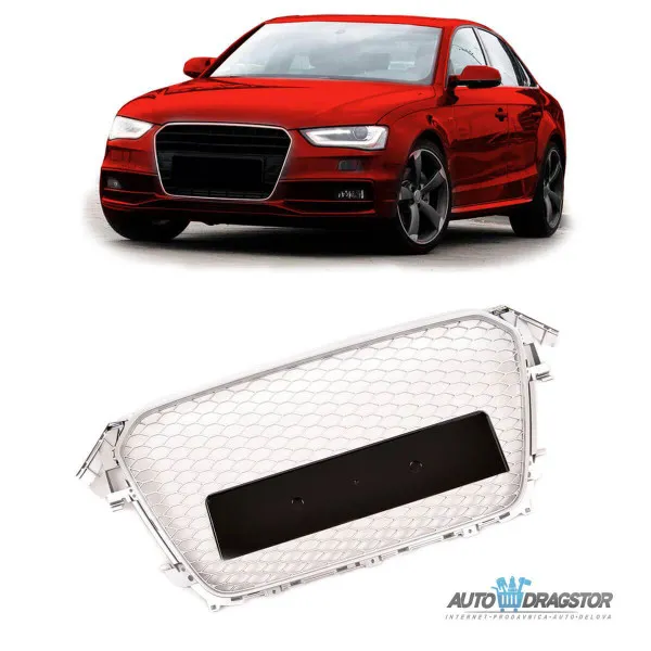 AUDI A4 B8 (8K) Sedan Avant Facelift 2013-2016 MASKA SREBRNA MAT SA PARKING SENZORIMA RS 