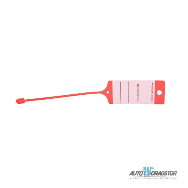 PLASTIČNI SERVISNI PRIVEZAK ZA KLJUČEVE 100KOM 