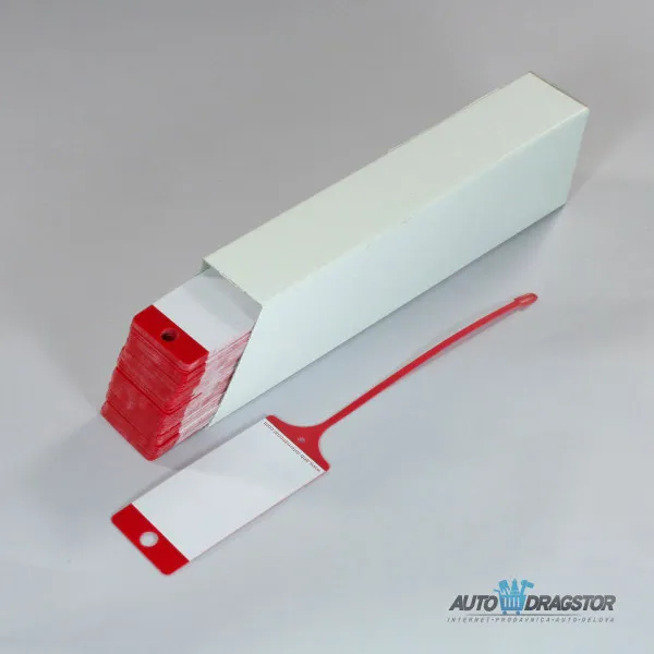 PLASTIČNI SERVISNI PRIVEZAK ZA KLJUČEVE 100KOM 