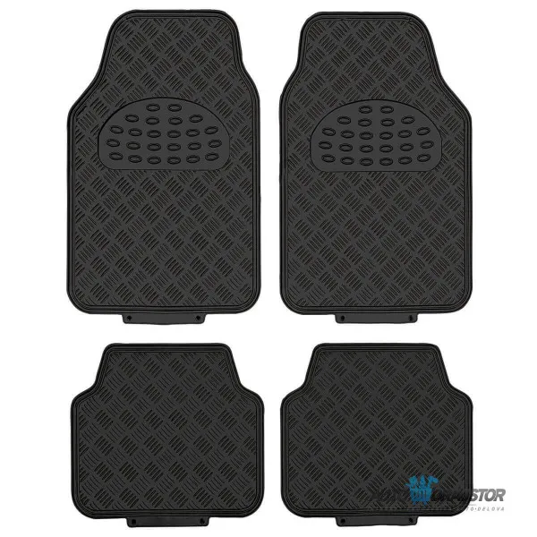 UNIVERZALNE GUMENE PATOSNICE ALU LOOK 4KOM PIANO-BLACK 