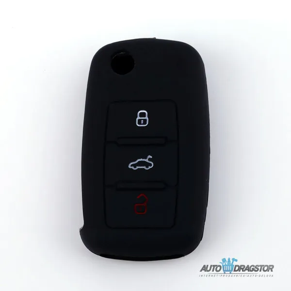 SILIKONSKA NAVLAKA ZA KLJUČEVE CRNA VOLKSWAGEN 