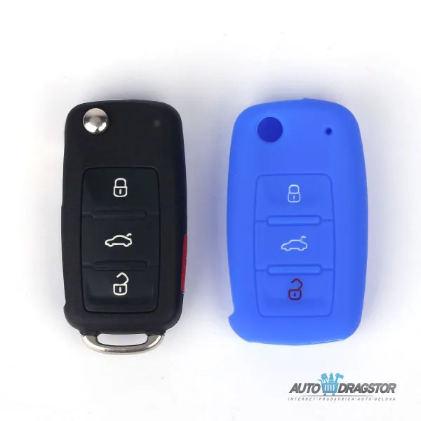 SILIKONSKA NAVLAKA ZA KLJUČEVE CRNA VOLKSWAGEN 