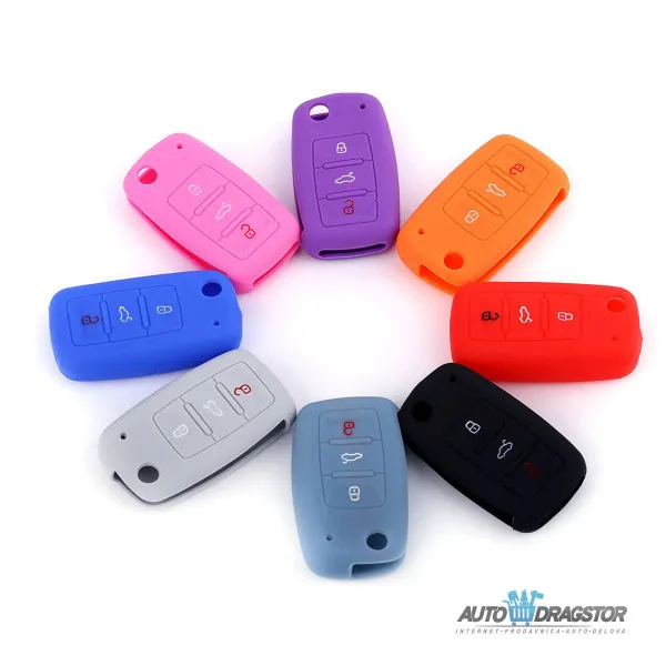 SILIKONSKA NAVLAKA ZA KLJUČEVE CRNA VOLKSWAGEN 