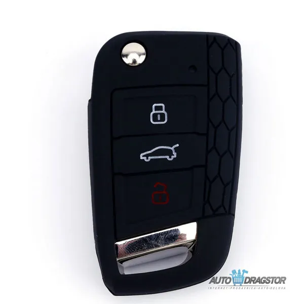 SILIKONSKA NAVLAKA ZA KLJUČEVE CRNA VOLKSWAGEN 