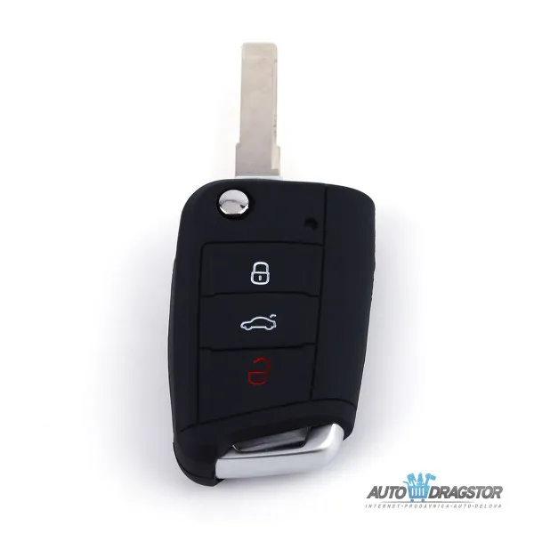 SILIKONSKA NAVLAKA ZA KLJUČEVE CRNA VOLKSWAGEN 