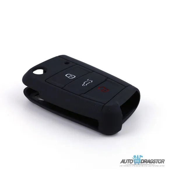 SILIKONSKA NAVLAKA ZA KLJUČEVE CRNA VOLKSWAGEN 