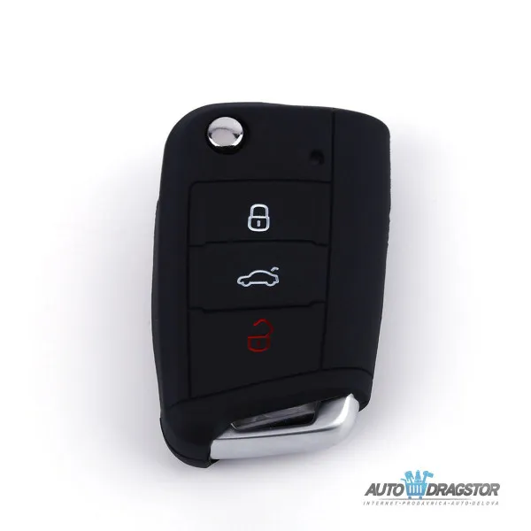 SILIKONSKA NAVLAKA ZA KLJUČEVE CRNA VOLKSWAGEN 