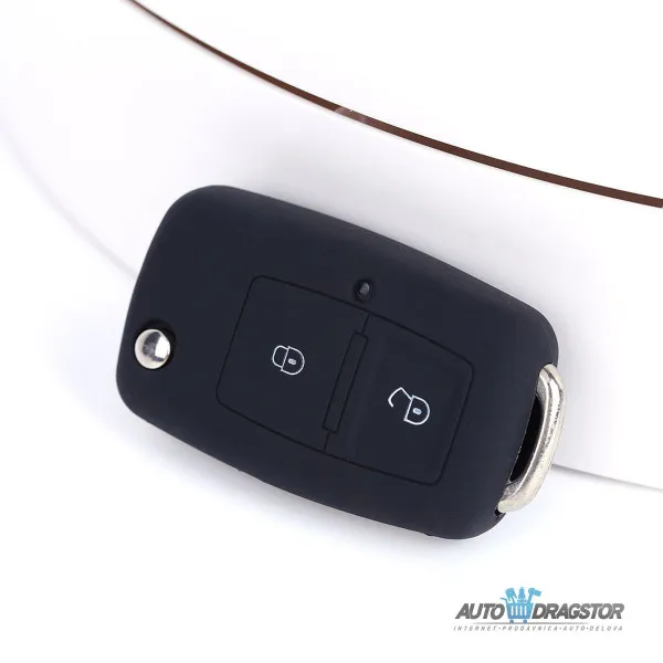 SILIKONSKA NAVLAKA ZA KLJUČEVE CRNA VOLKSWAGEN 