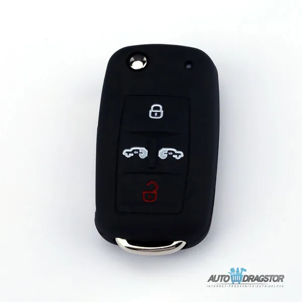 SILIKONSKA NAVLAKA ZA KLJUČEVE CRNA VOLKSWAGEN 