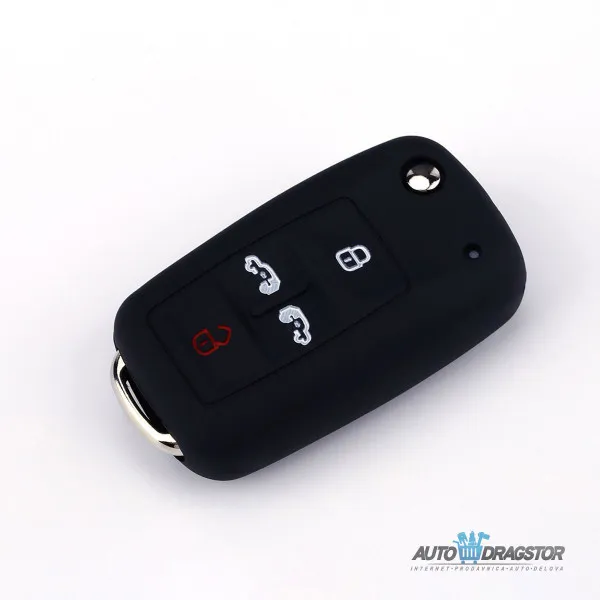 SILIKONSKA NAVLAKA ZA KLJUČEVE CRNA VOLKSWAGEN 