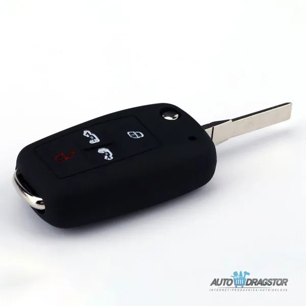 SILIKONSKA NAVLAKA ZA KLJUČEVE CRNA VOLKSWAGEN 