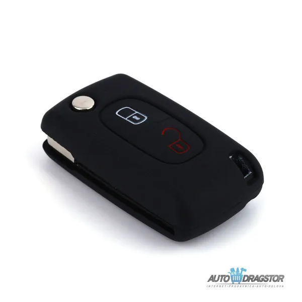 SILIKONSKA NAVLAKA ZA KLJUČEVE CRNA PEUGEOT 