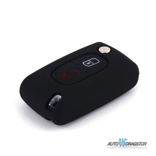 SILIKONSKA NAVLAKA ZA KLJUČEVE CRNA PEUGEOT 