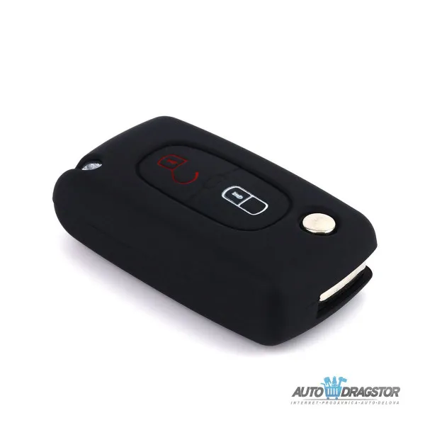 SILIKONSKA NAVLAKA ZA KLJUČEVE CRNA PEUGEOT 