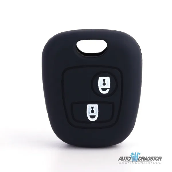 SILIKONSKA NAVLAKA ZA KLJUČEVE CRNA PEUGEOT 