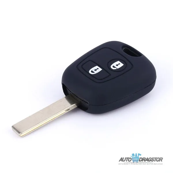 SILIKONSKA NAVLAKA ZA KLJUČEVE CRNA PEUGEOT 