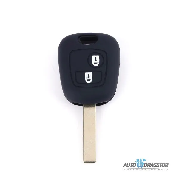 SILIKONSKA NAVLAKA ZA KLJUČEVE CRNA PEUGEOT 