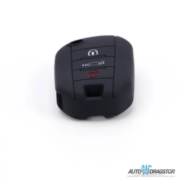 SILIKONSKA NAVLAKA ZA KLJUČEVE CRNA PEUGEOT 