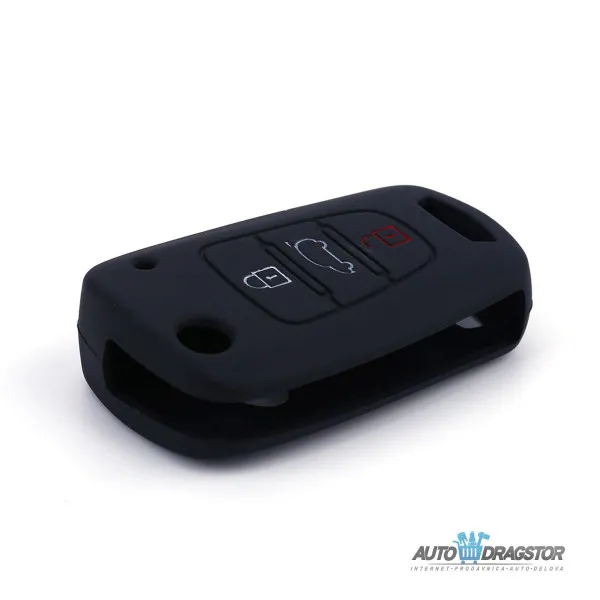 SILIKONSKA NAVLAKA ZA KLJUČEVE CRNA KIA 